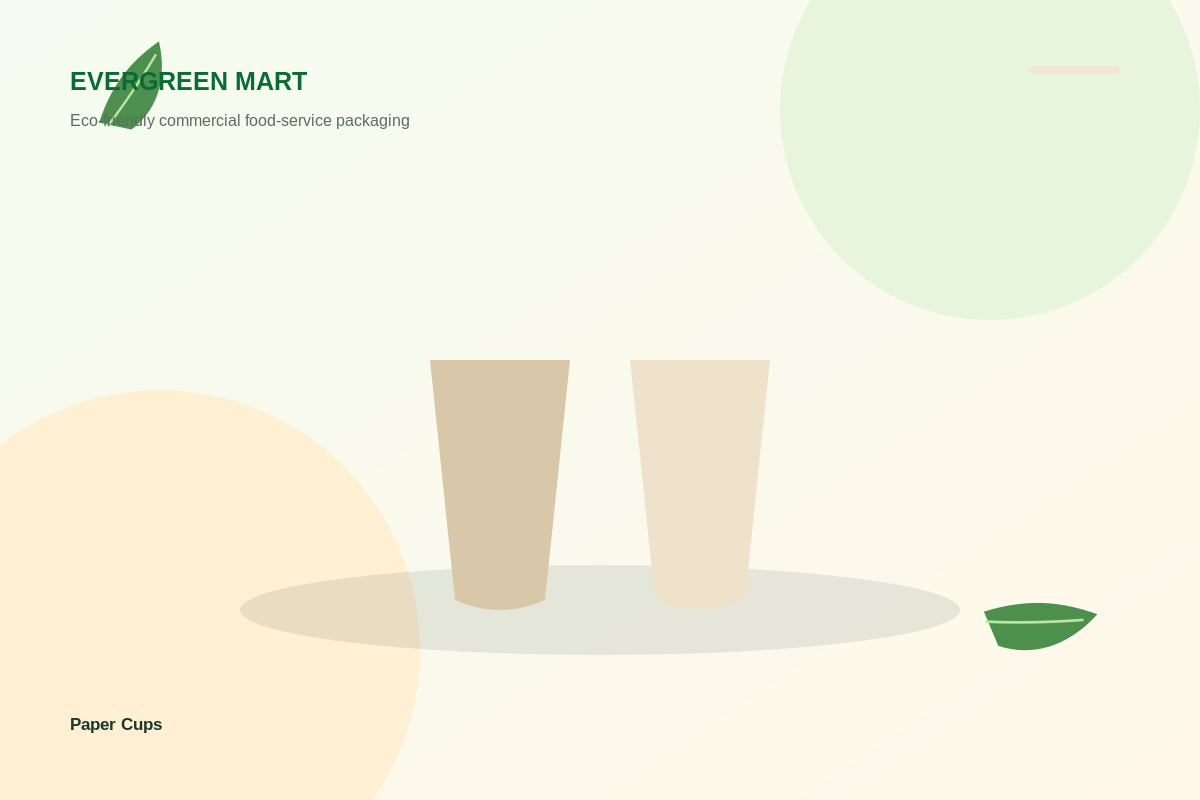 Paper Cups option 3