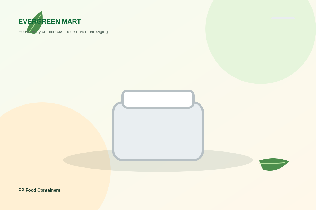 PP Food Containers option 2