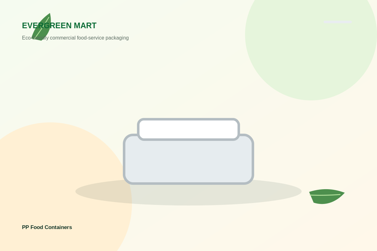 PP Food Containers option 4